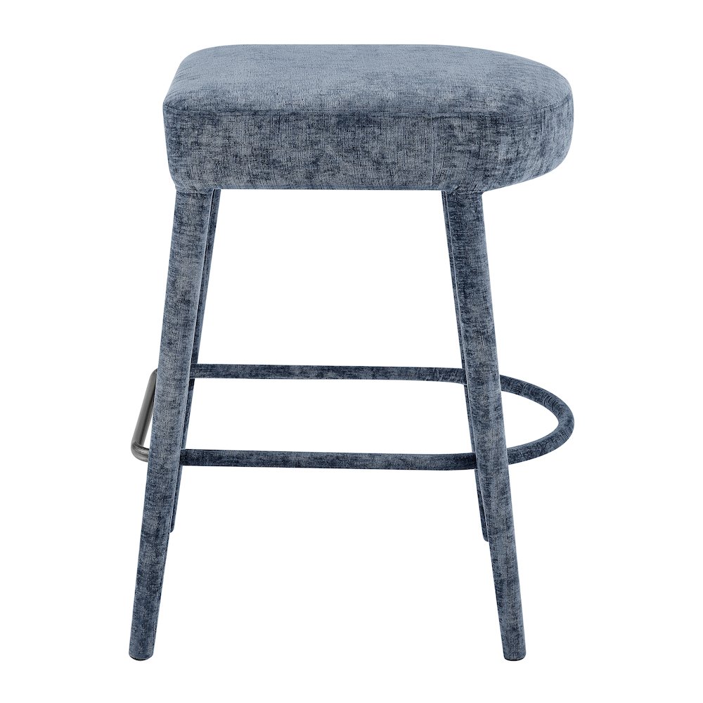 Rylee Chenille Backless Counter Stool, (Set of 2). Picture 3