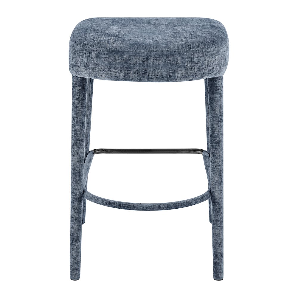 Rylee Chenille Backless Counter Stool, (Set of 2). Picture 4