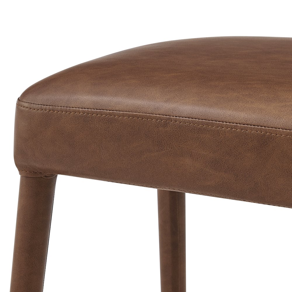 Rylee Faux Leather Backless Counter Stool, (Set of 2). Picture 8
