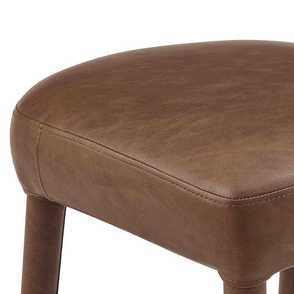 Rylee Faux Leather Backless Counter Stool, (Set of 2). Picture 7