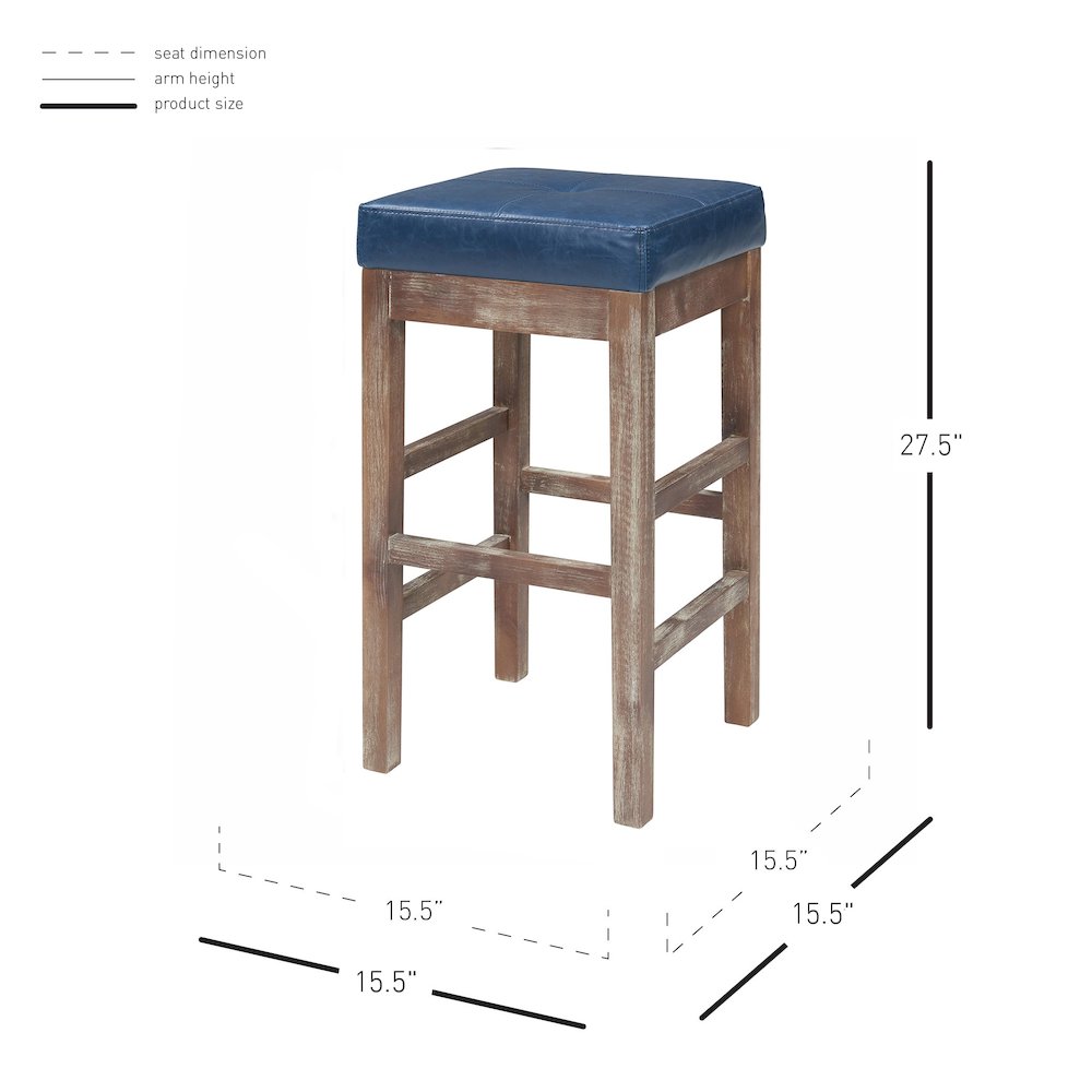 Valencia Bonded Leather Counter Stool. Picture 6