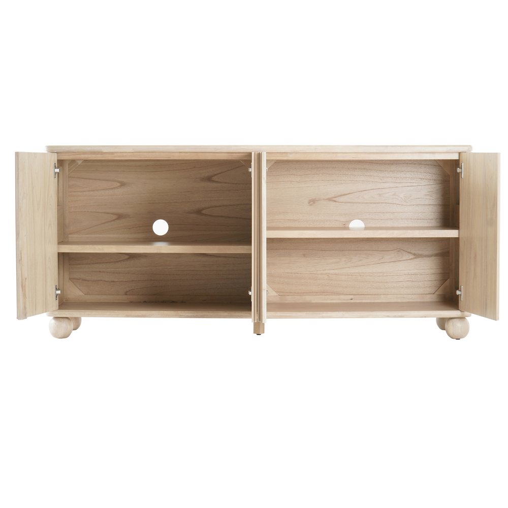 Harlyn 4-Door Buffet - Weathered Sand. Picture 8