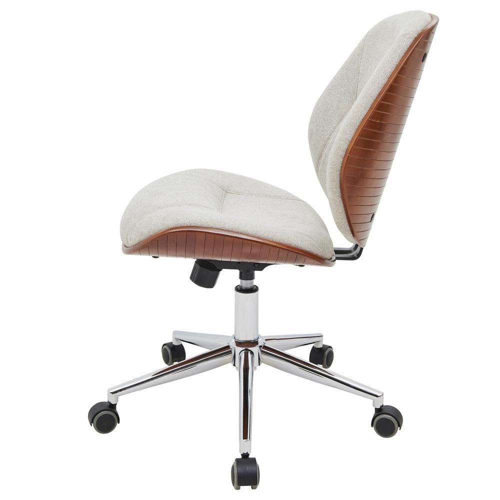 Shaun Fabric Bamboo Office Chair. Picture 3