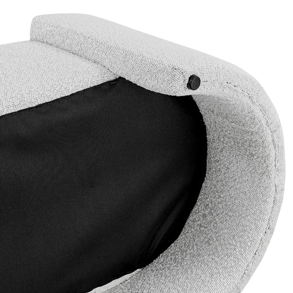 Felicia Fabric Bench. Picture 8