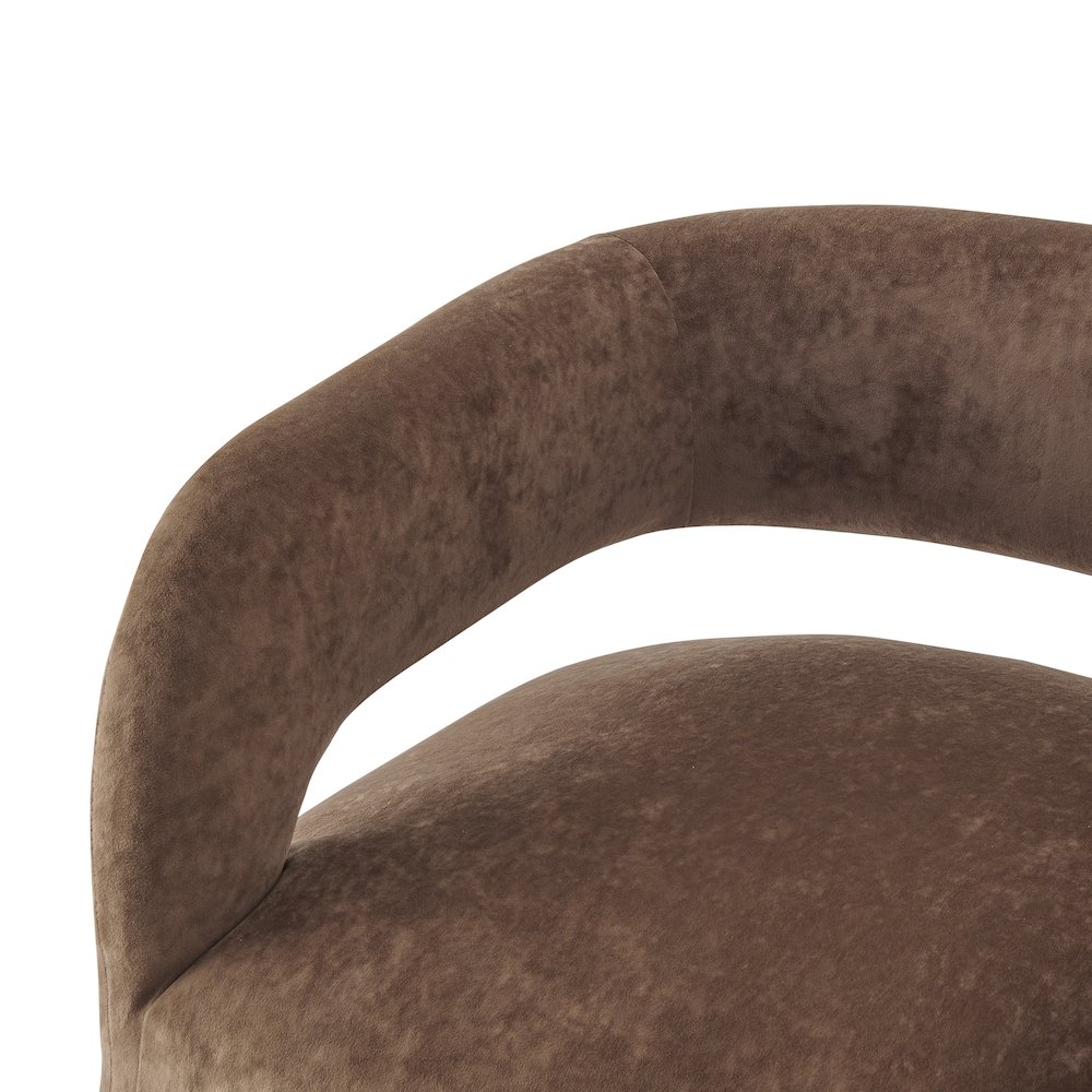 Lauryn Velvet Dining Side Chair. Picture 7