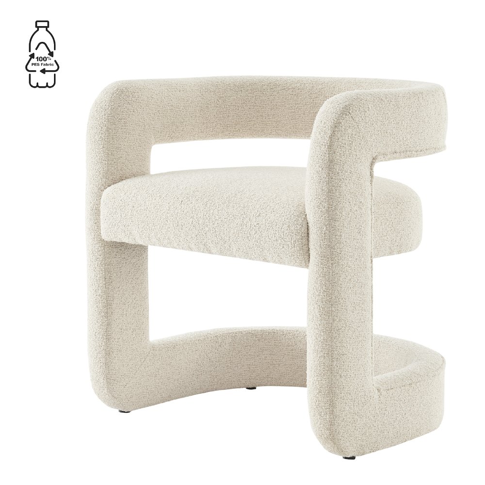Althea Boucle Dining Side Chair. Picture 1