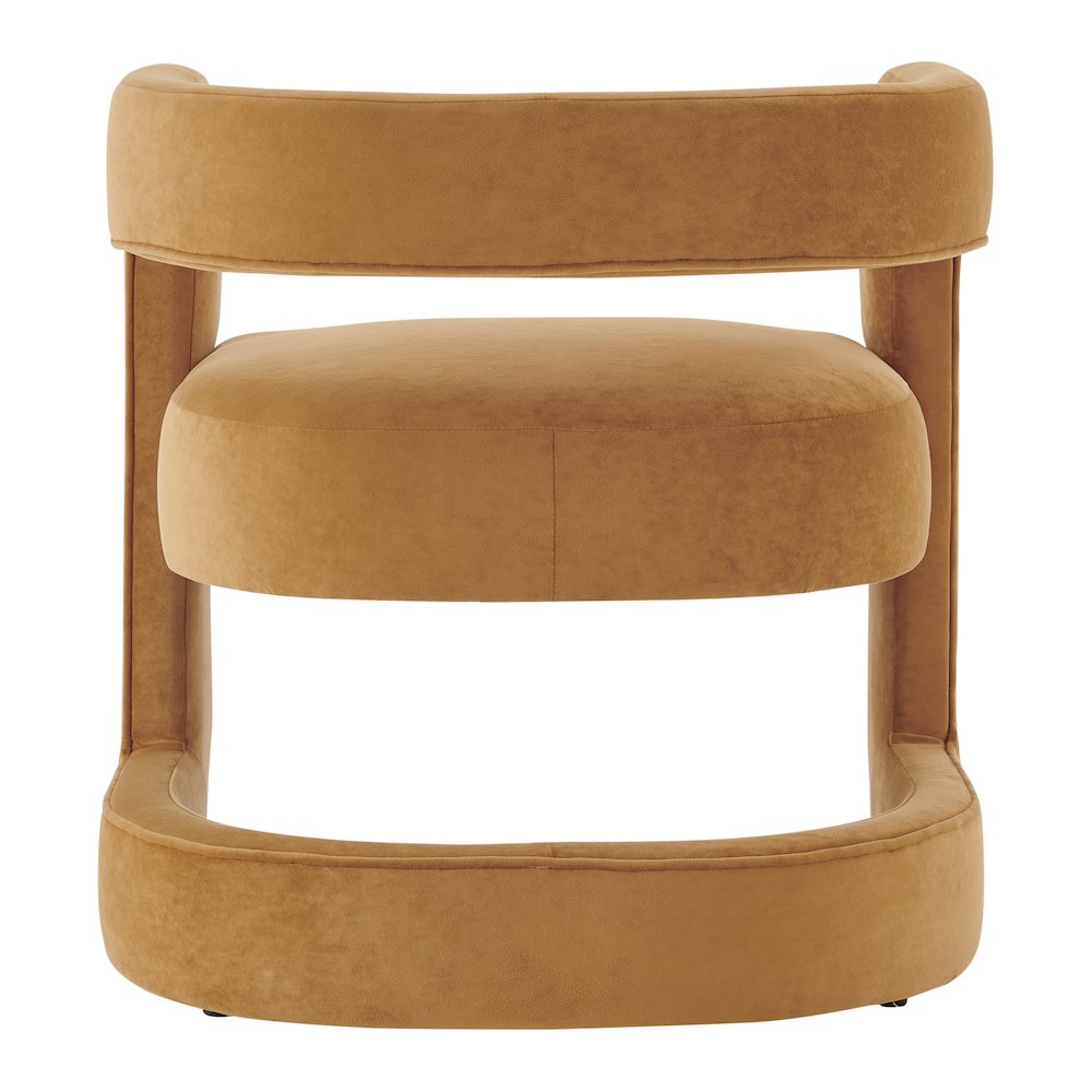 Althea Velvet Accent Arm Chair. Picture 4