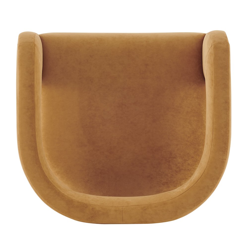 Althea Velvet Accent Arm Chair. Picture 6