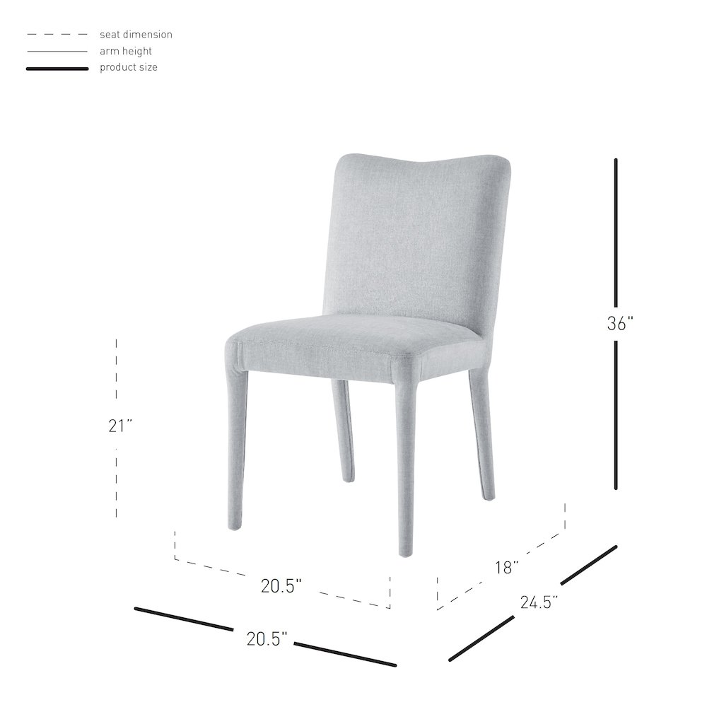 Alder Velvet Dining Side Chair, (Set of 2). Picture 11