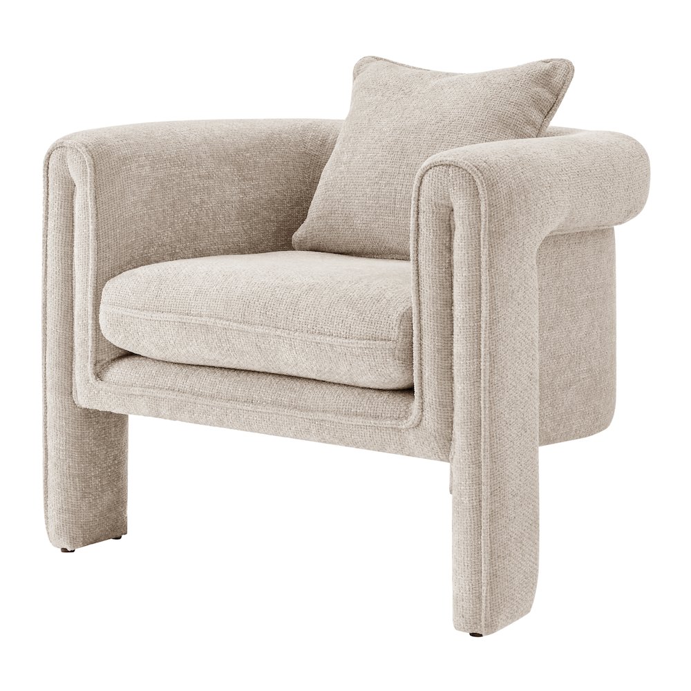 Heidi Chenille Accent Arm Chair. Picture 1