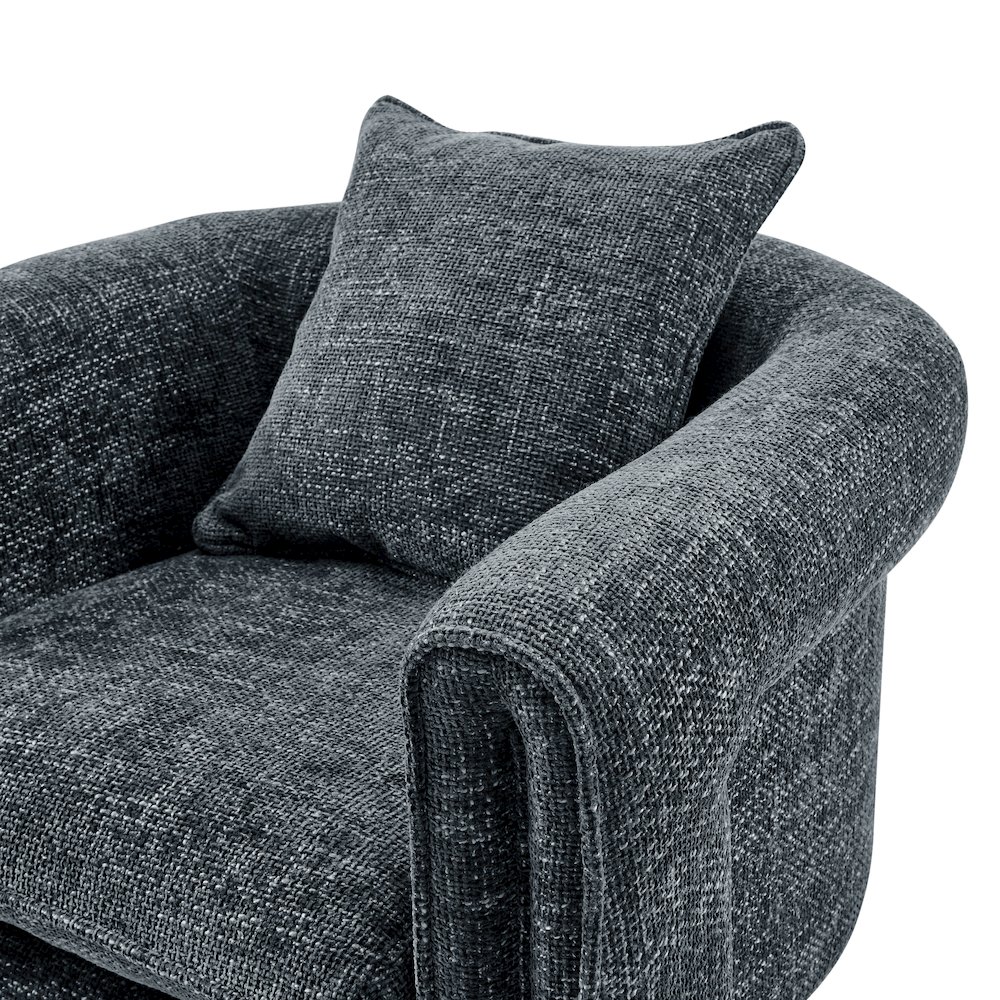 Heidi Chenille Accent Arm Chair. Picture 7