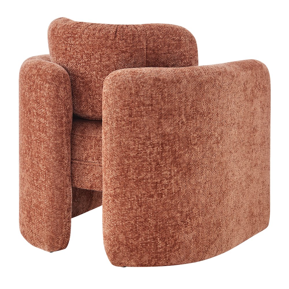 Deryll Chenille Accent Arm Chair. Picture 5