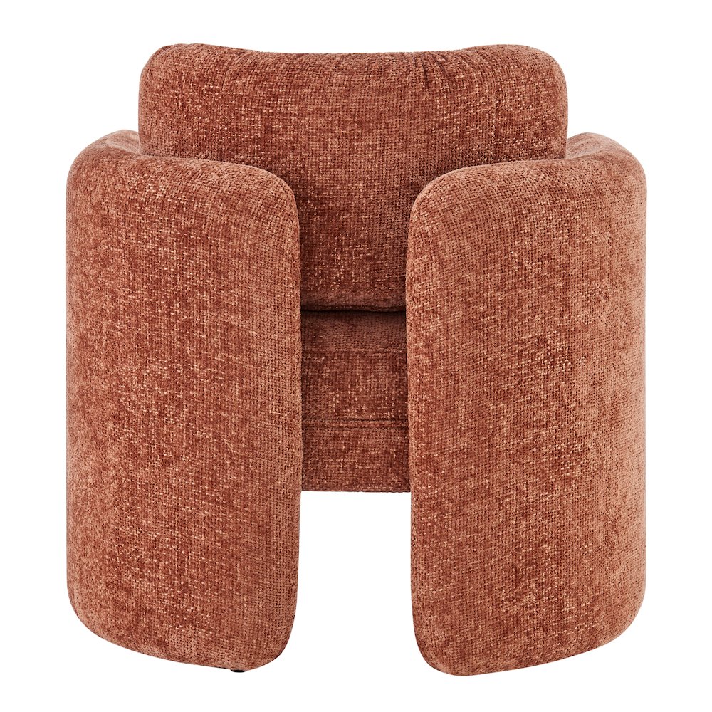 Deryll Chenille Accent Arm Chair. Picture 4