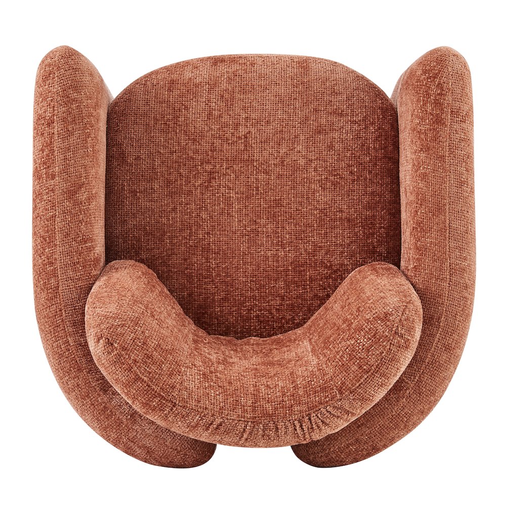 Deryll Chenille Accent Arm Chair. Picture 6