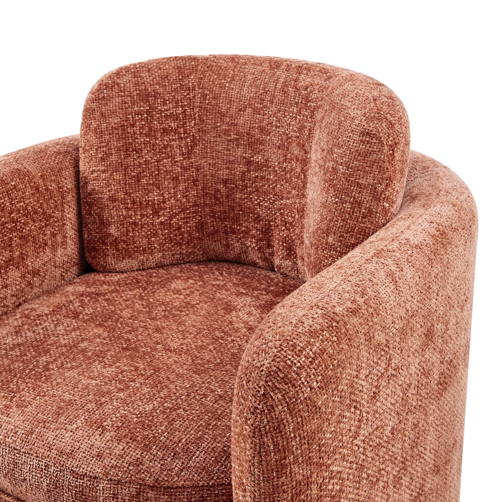 Deryll Chenille Accent Arm Chair. Picture 7
