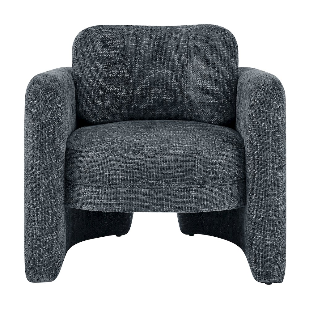 Deryll Chenille Accent Arm Chair. Picture 2