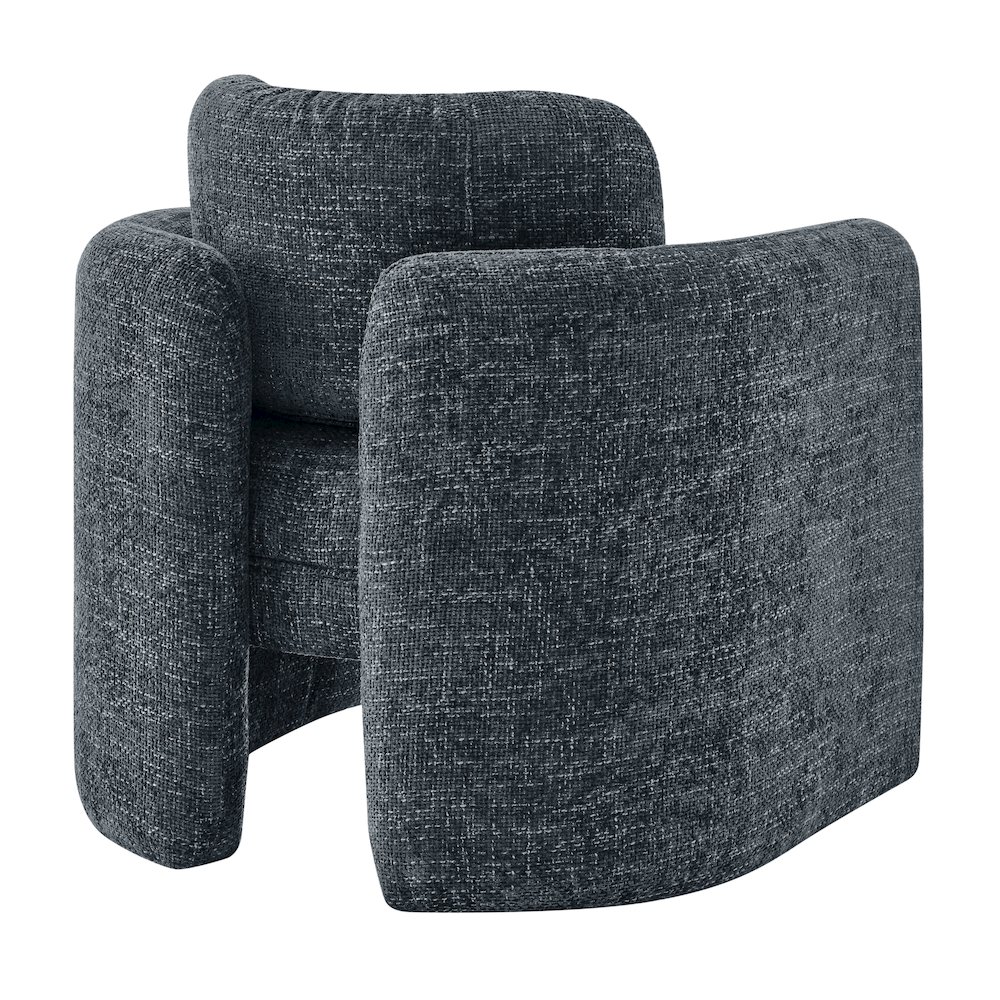 Deryll Chenille Accent Arm Chair. Picture 5