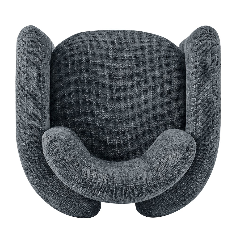 Deryll Chenille Accent Arm Chair. Picture 6