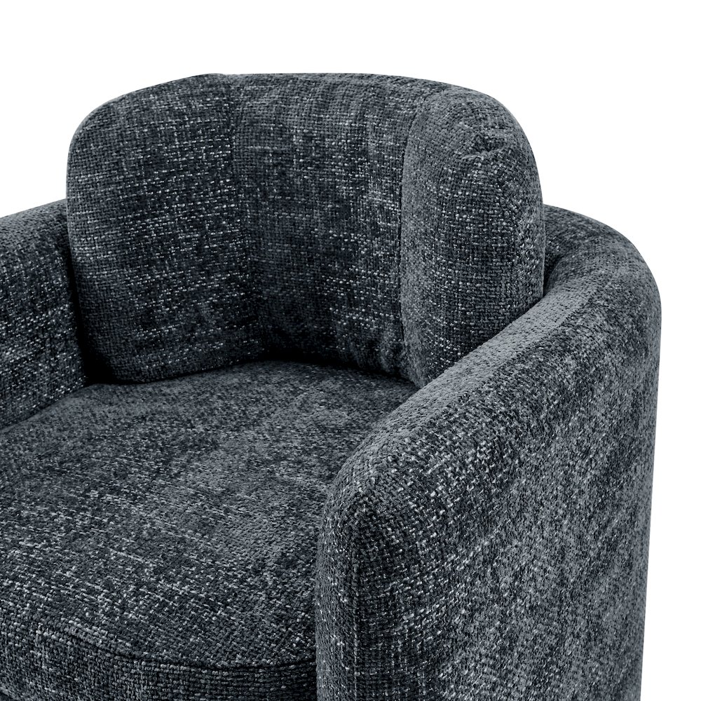 Deryll Chenille Accent Arm Chair. Picture 7