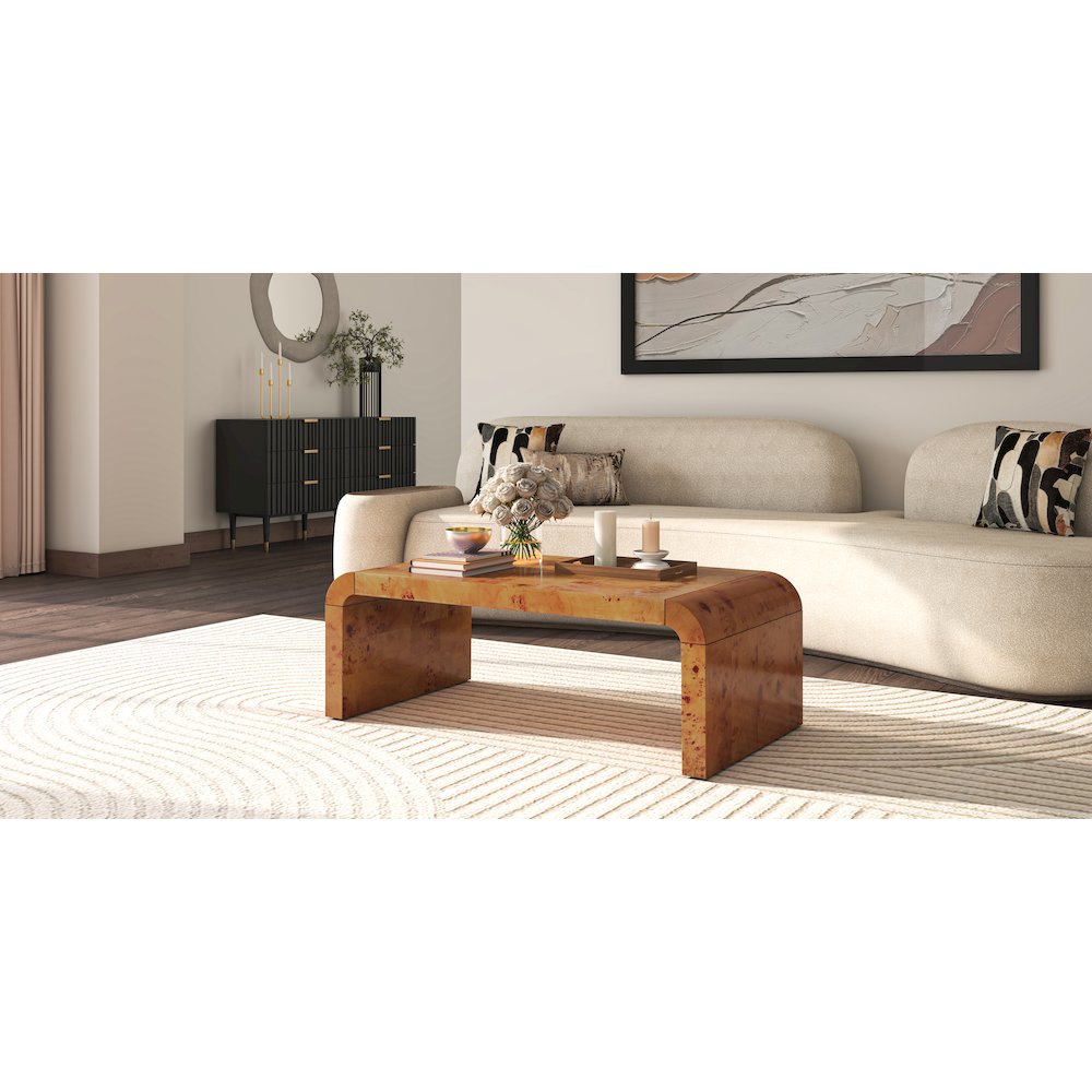 Adriel Burl Wood Coffee Table. Picture 7