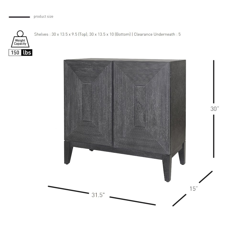 Covey Cabinet 2 Doors. Picture 12