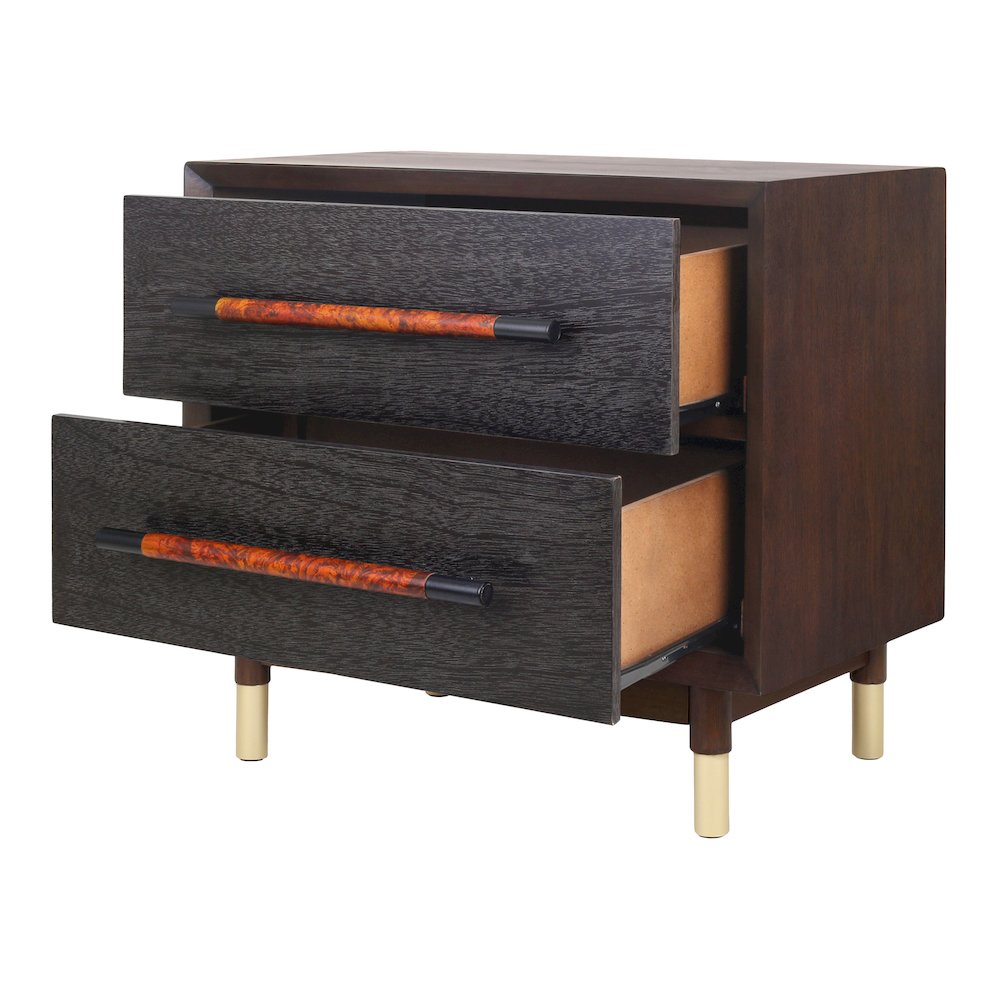 Callan Nightstand/Side Table 2 Drawers. Picture 7