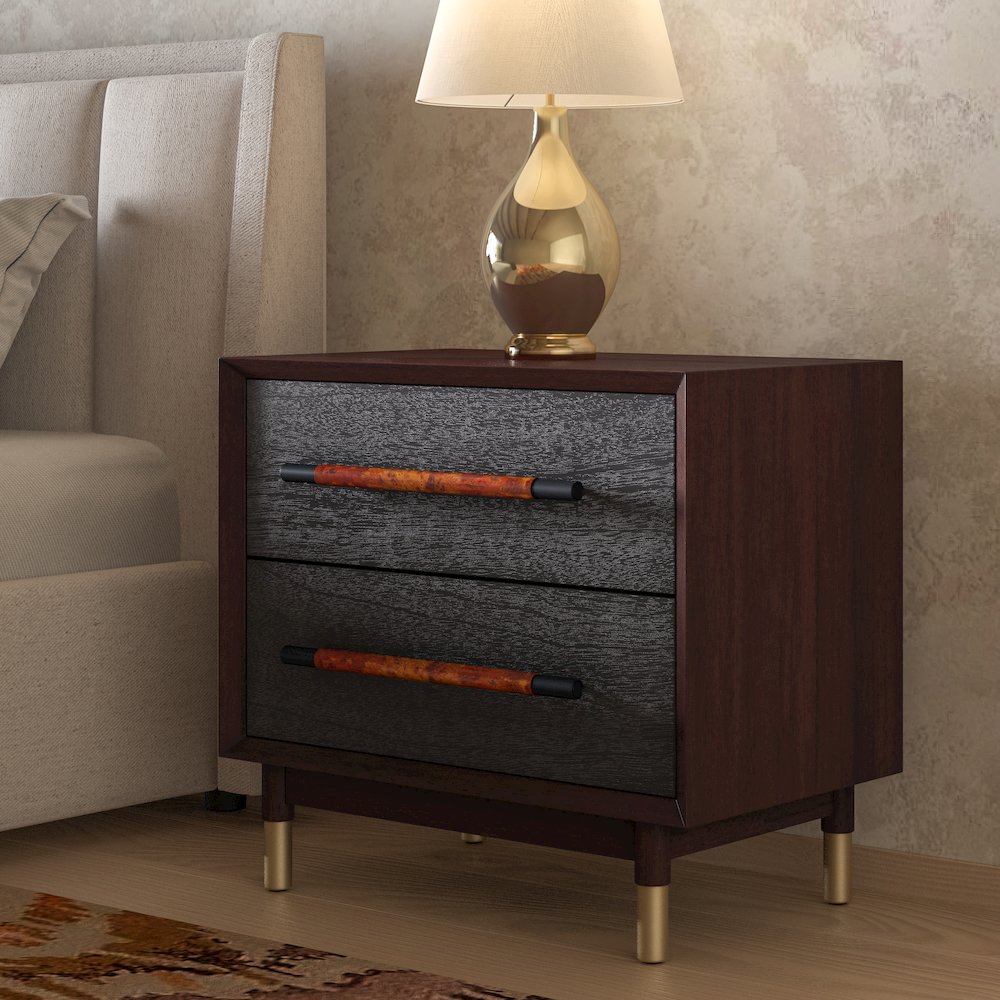Callan Nightstand/Side Table 2 Drawers. Picture 9