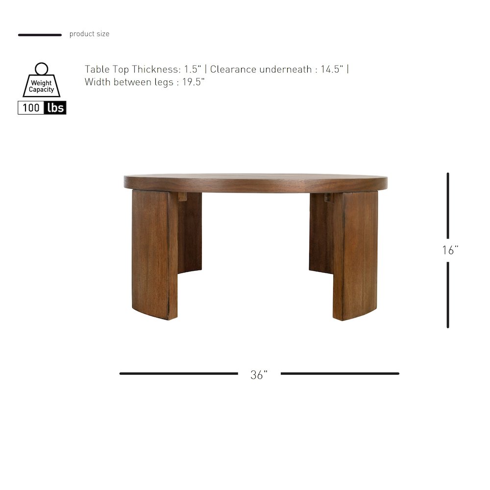Londyn Round Coffee Table. Picture 6
