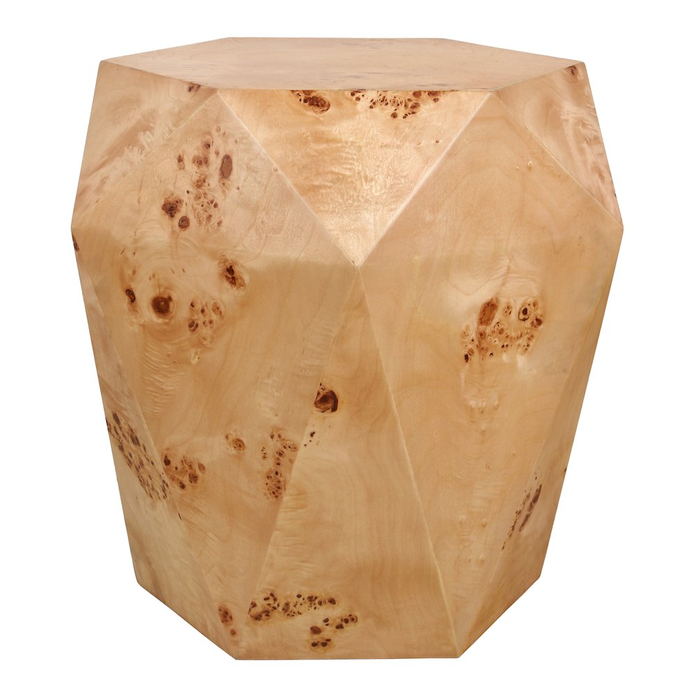Malva Burl Wood Side/End Table. Picture 2