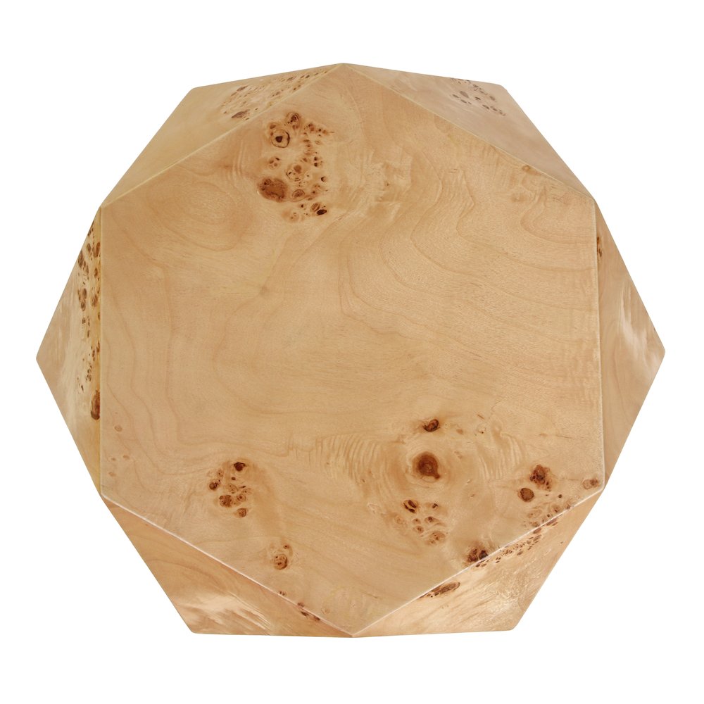 Malva Burl Wood Side/End Table. Picture 3