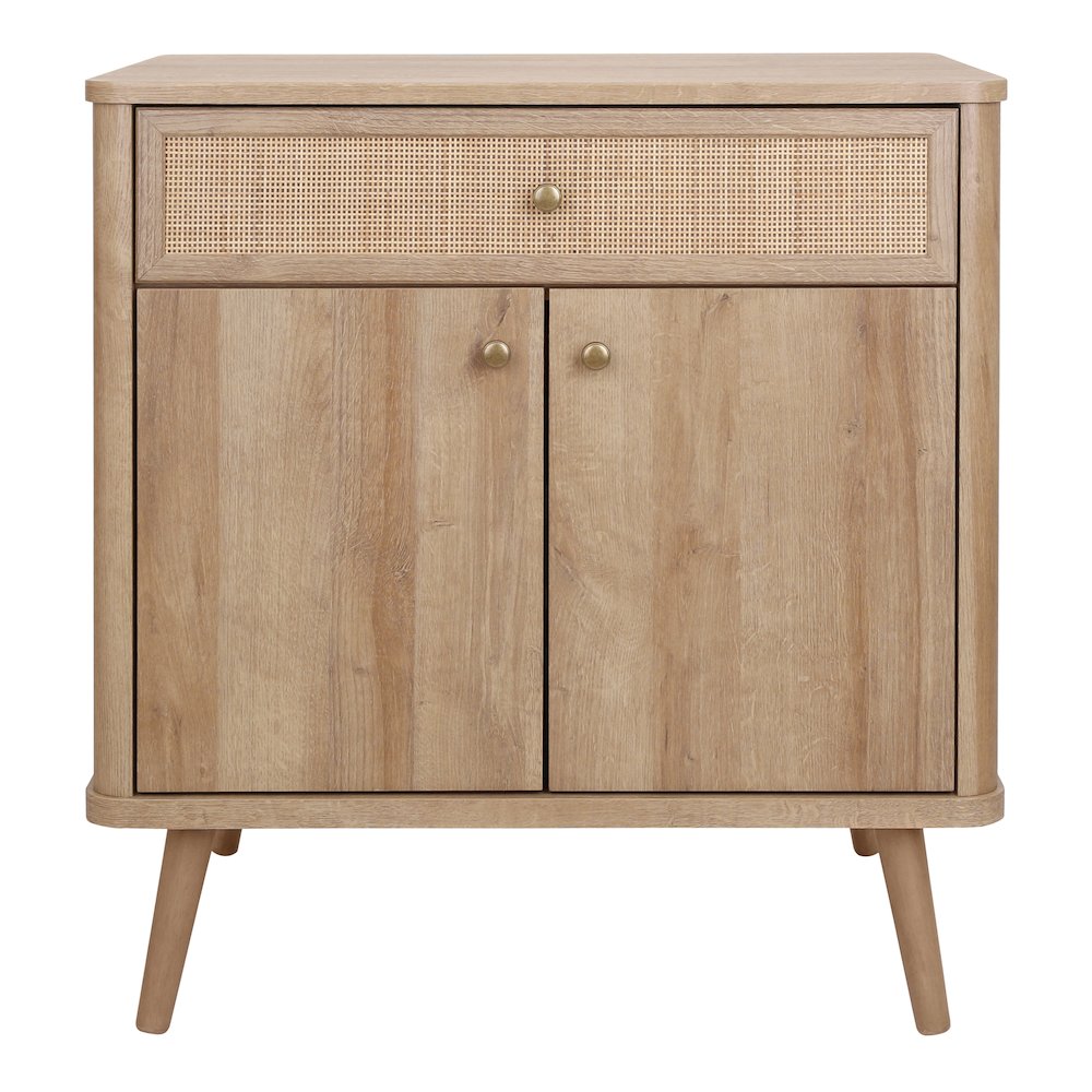 Thelma KD Rattan Small Cabinet 1 Drawer + 2 Doors. Picture 2