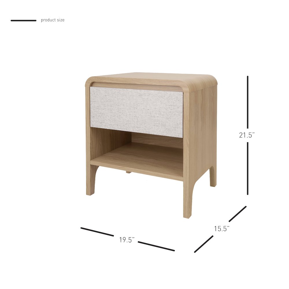Delano Side/ End Table 1 Drawer. Picture 12