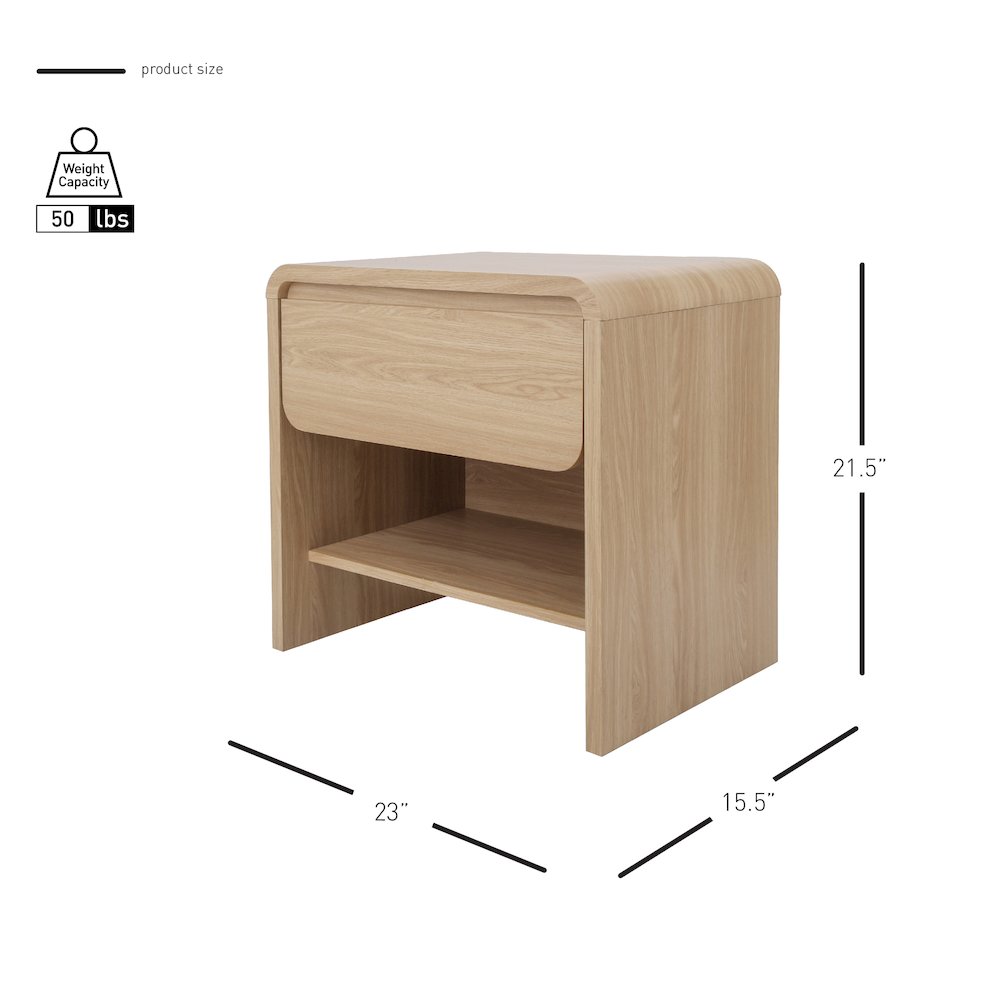 Delmare Side/ End Table w/ 1 Drawer. Picture 12