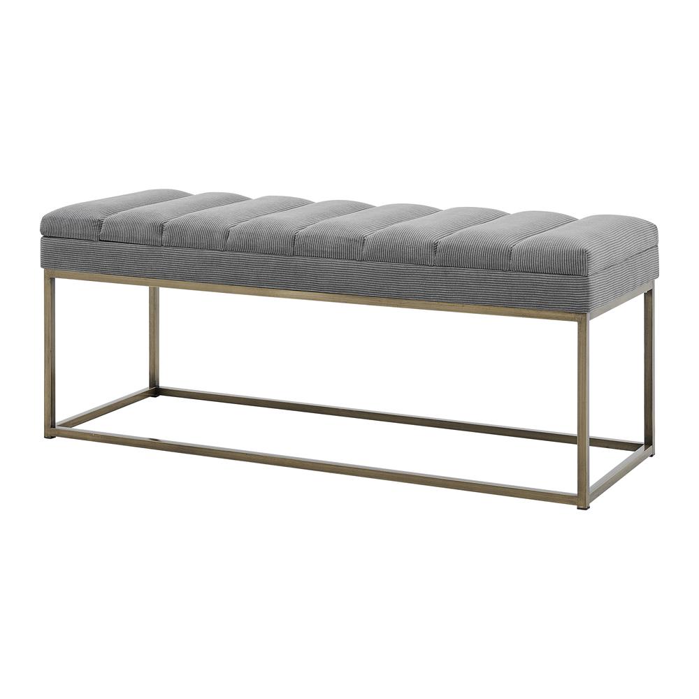 Darius KD Fabric Bench. Picture 1