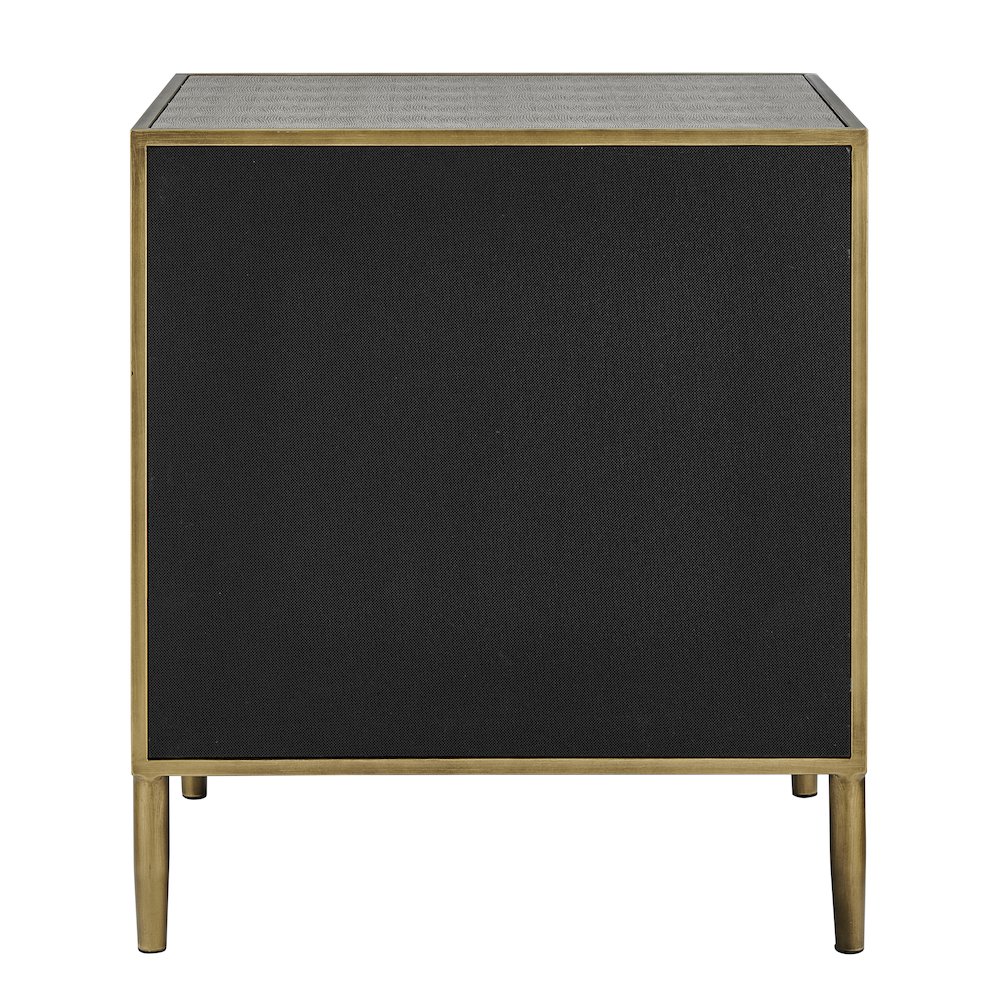 Arista Faux Shagreen Side/ End Table. Picture 4