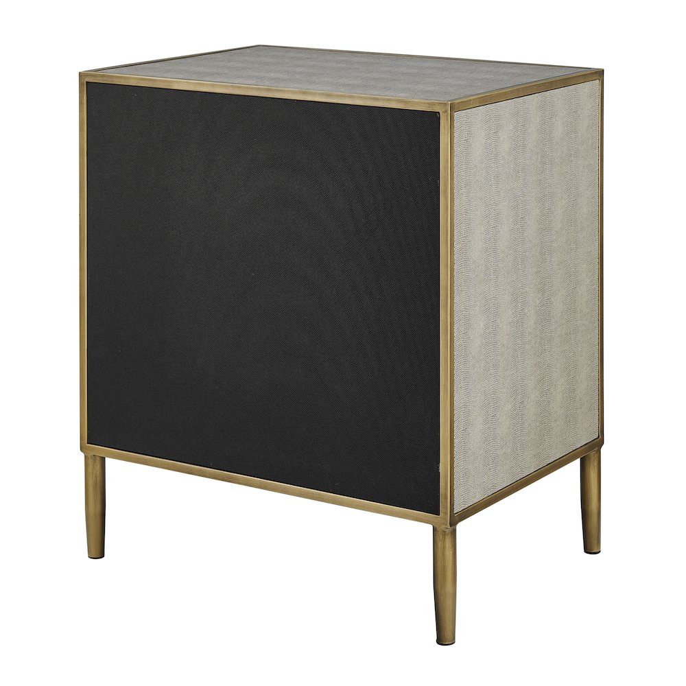 Arista Faux Shagreen Side/ End Table. Picture 5
