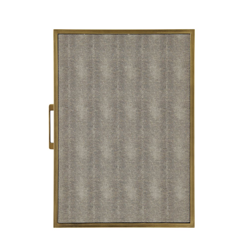 Arista Faux Shagreen Side/ End Table. Picture 6