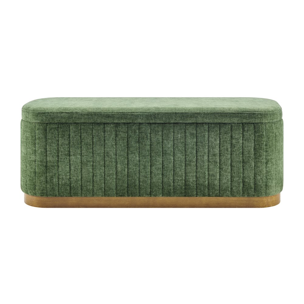 Clinton Chenille Storage Bench. Picture 2