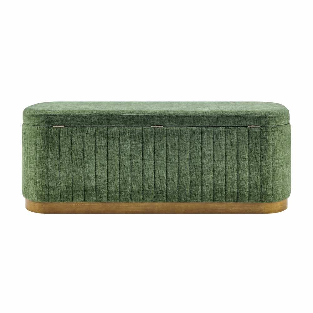Clinton Chenille Storage Bench. Picture 4