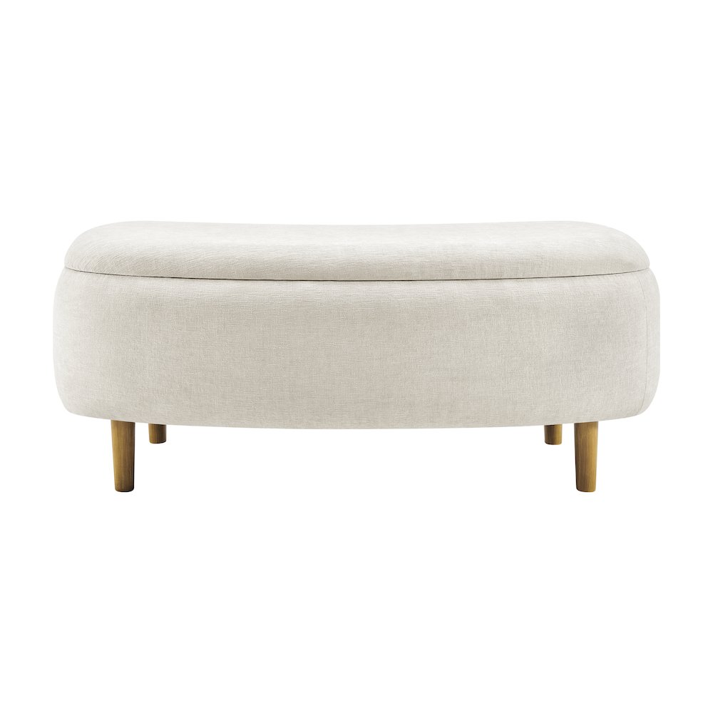 Leony Chenille Storage Bench. Picture 4