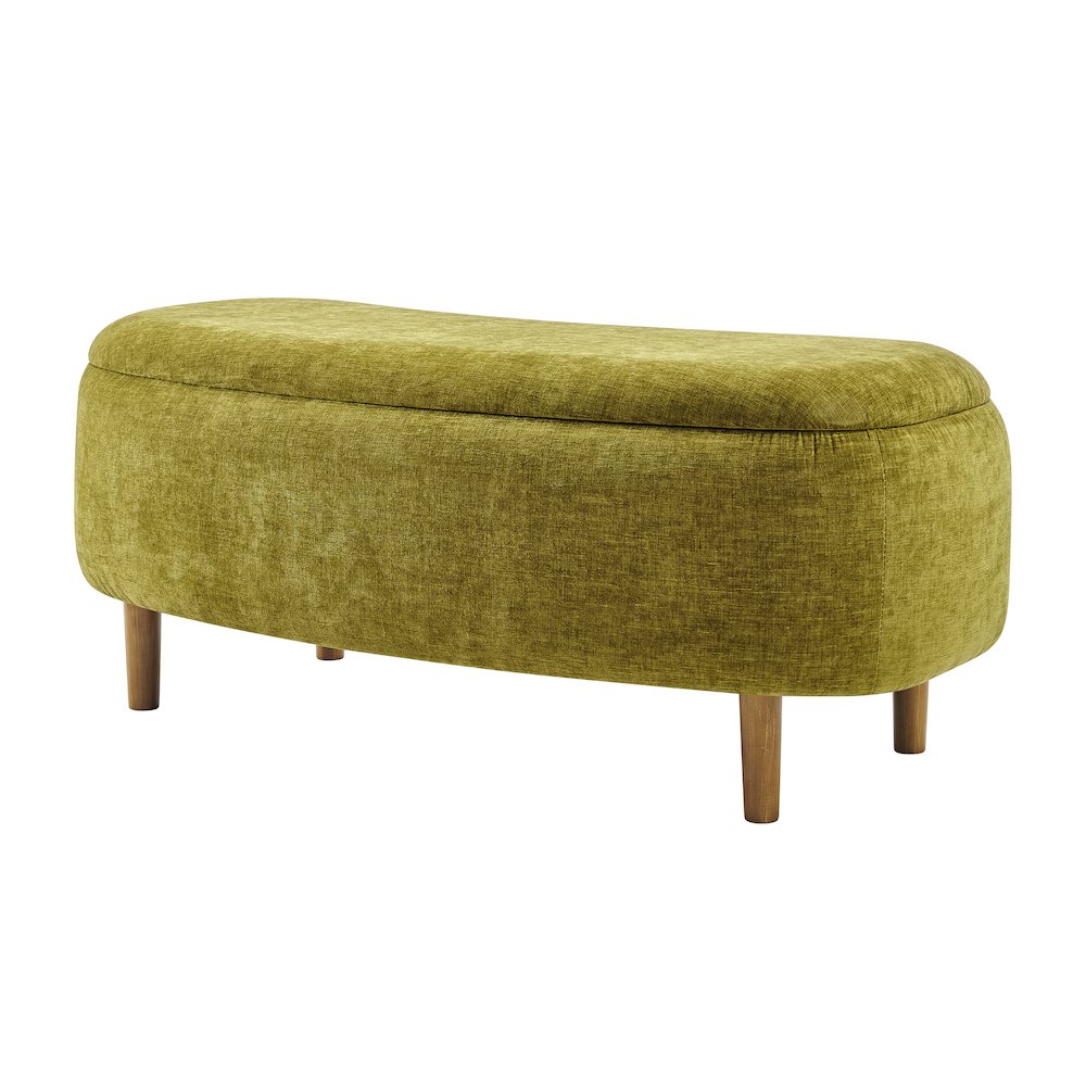 Leony Chenille Storage Bench. Picture 5