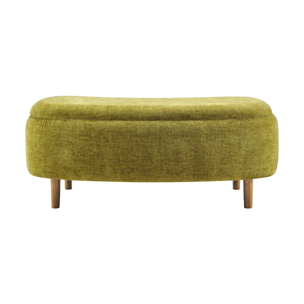 Leony Chenille Storage Bench. Picture 4