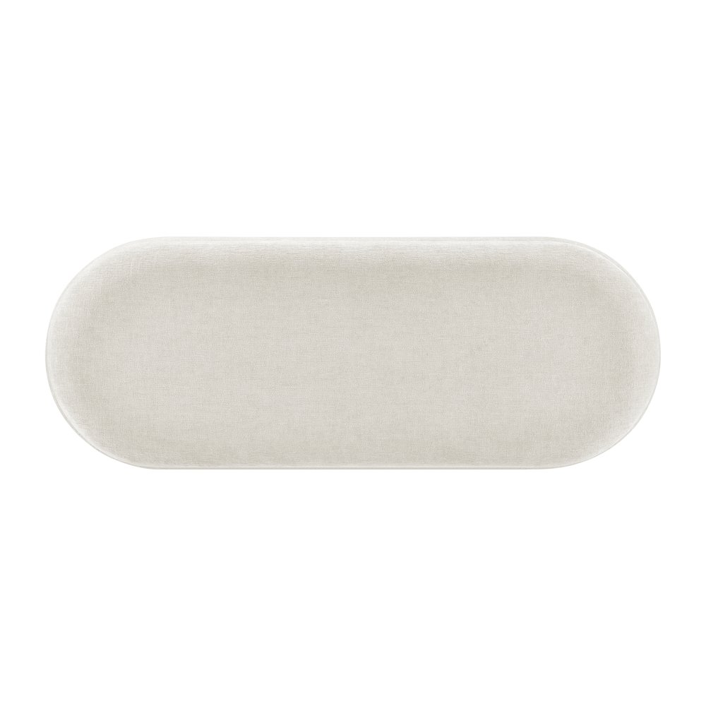 Ayleen Chenille Storage Bench. Picture 6