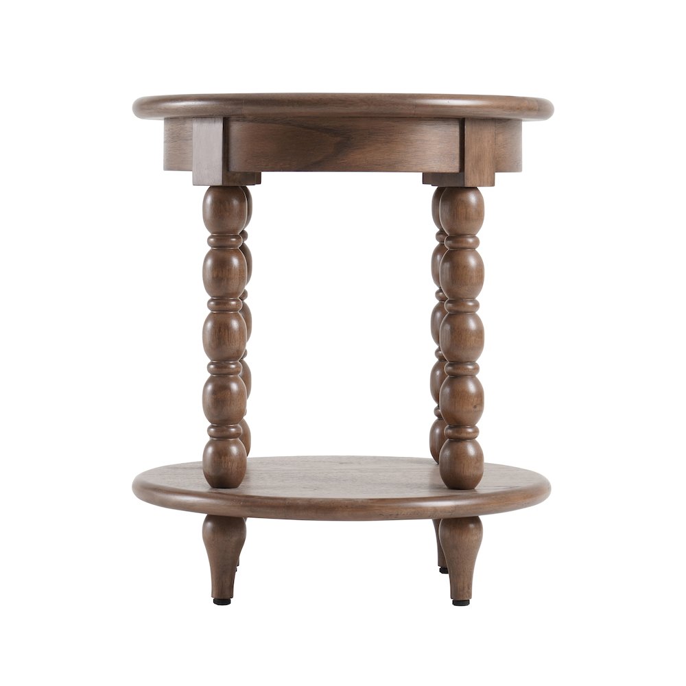 Ensley Accent Table - Walnut. Picture 3