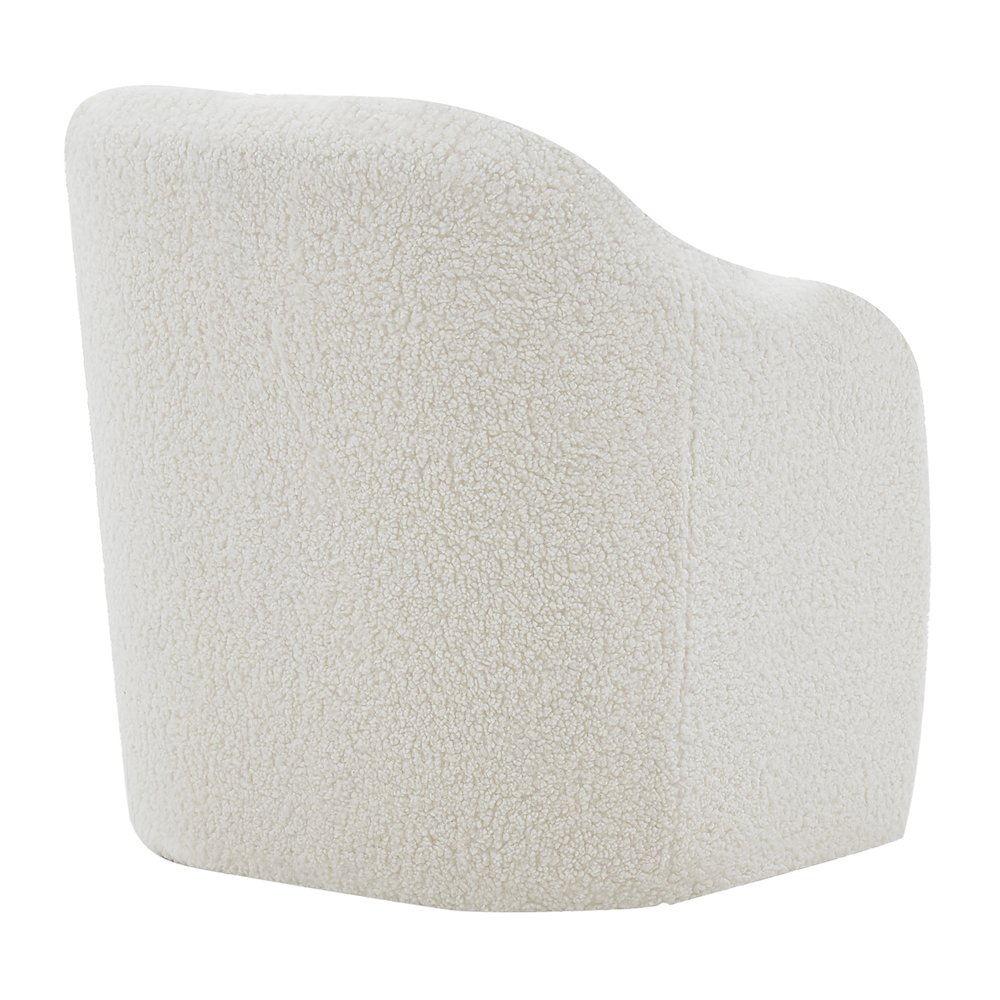 Zella Faux Shearling Accent Arm Chair. Picture 4
