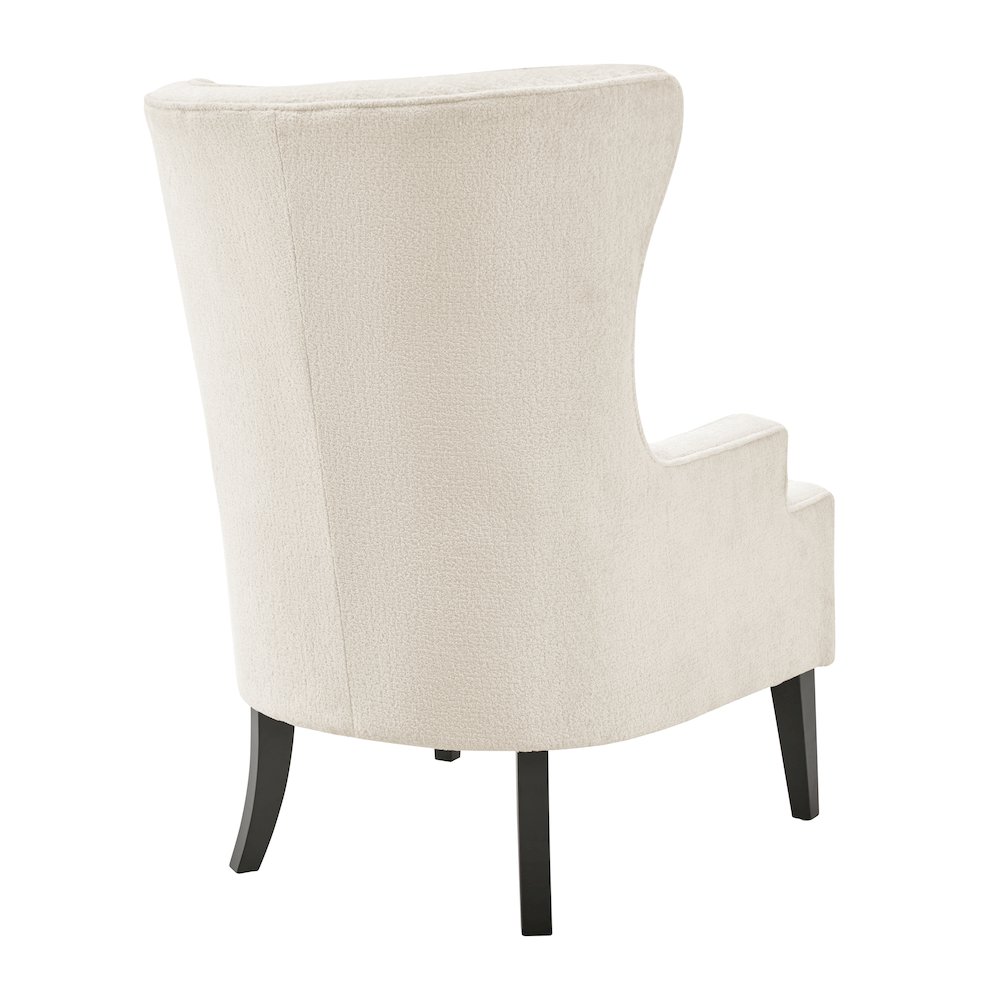 Clementine Fabric Wing Accent Arm Chair. Picture 5