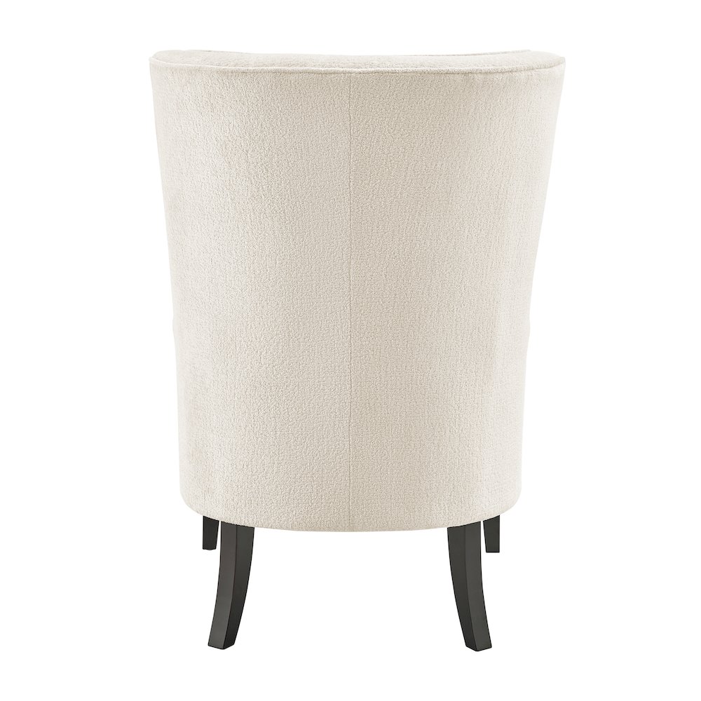 Clementine Fabric Wing Accent Arm Chair. Picture 4