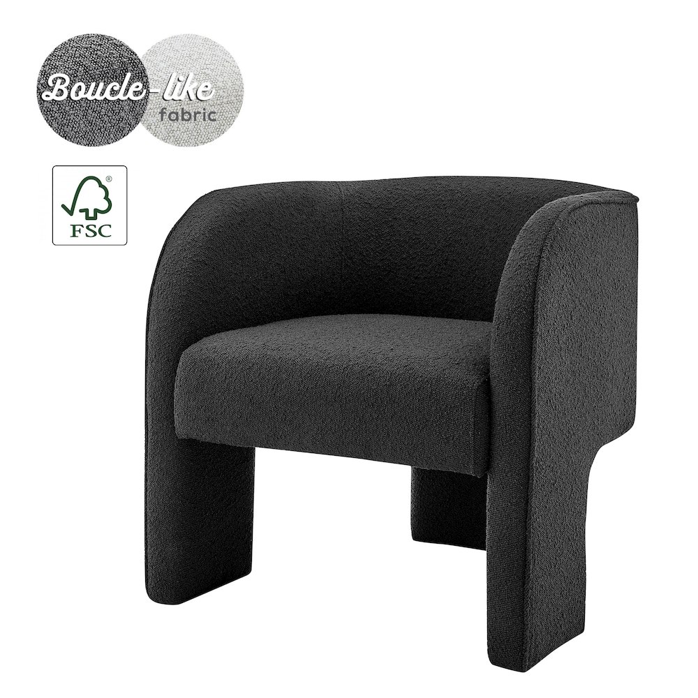 Matteo Boucle Accent Arm Chair. Picture 1