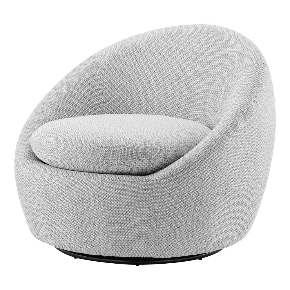 Adelmo Fabric Swivel Accent Chair. Picture 1