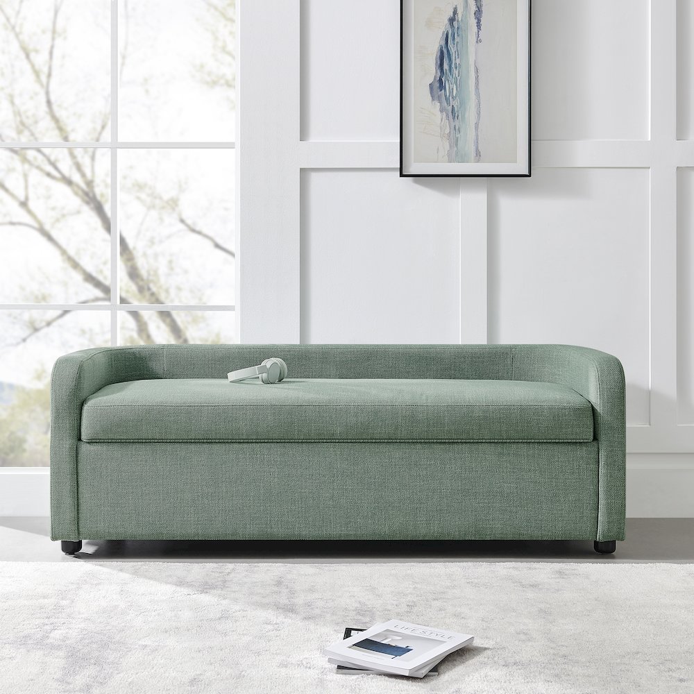 Wendy Linen Storage Bench. Picture 10